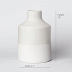 216 - Ceramic Vase, angled view - House Of Avana