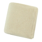 100% Merino Wool Waffle Weave Blanket Mélange Home