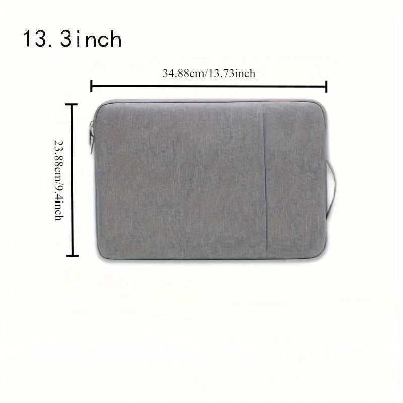 1/3/5/7pcs, 33.78/ 35.56/ 39.62cm Laptop Case - Oxford Fabric Briefcase with Handle Thin Tablet Sleeve Zipper Closure Polyester Lining Minimalist for Daily Commute House Of Avana