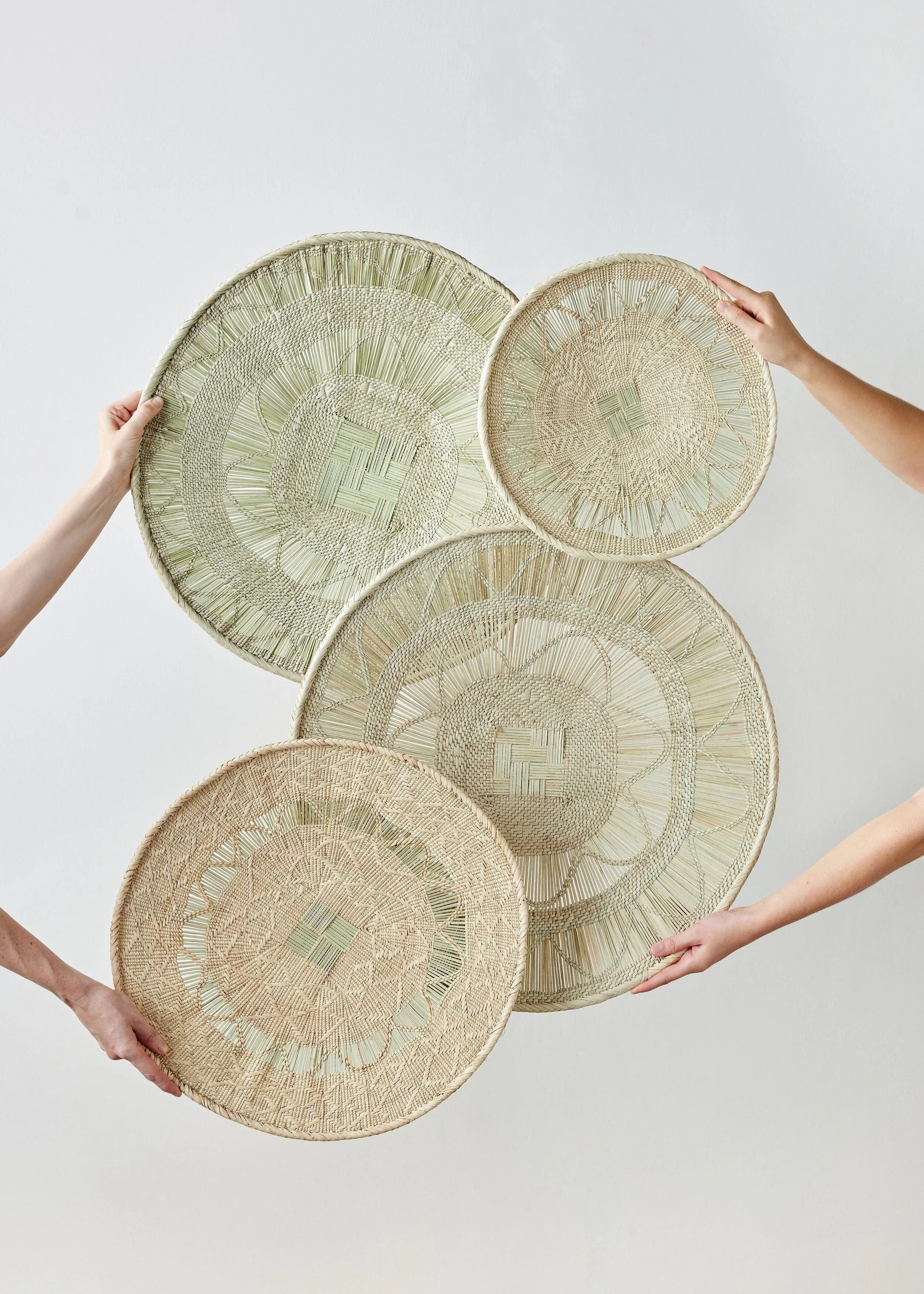 Binga Lace Blonde Basket Kanju Interiors