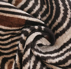 Handmade Modern Geometric Silk Velvet Throw Pillow - 16x24, Black and Cream with Down Feather Insert Canvello