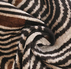 Handmade Modern Geometric Silk Velvet Throw Pillow - 16x24, Black and Cream with Down Feather Insert Canvello