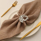 Napkin Rings - Moon Shaped Metal