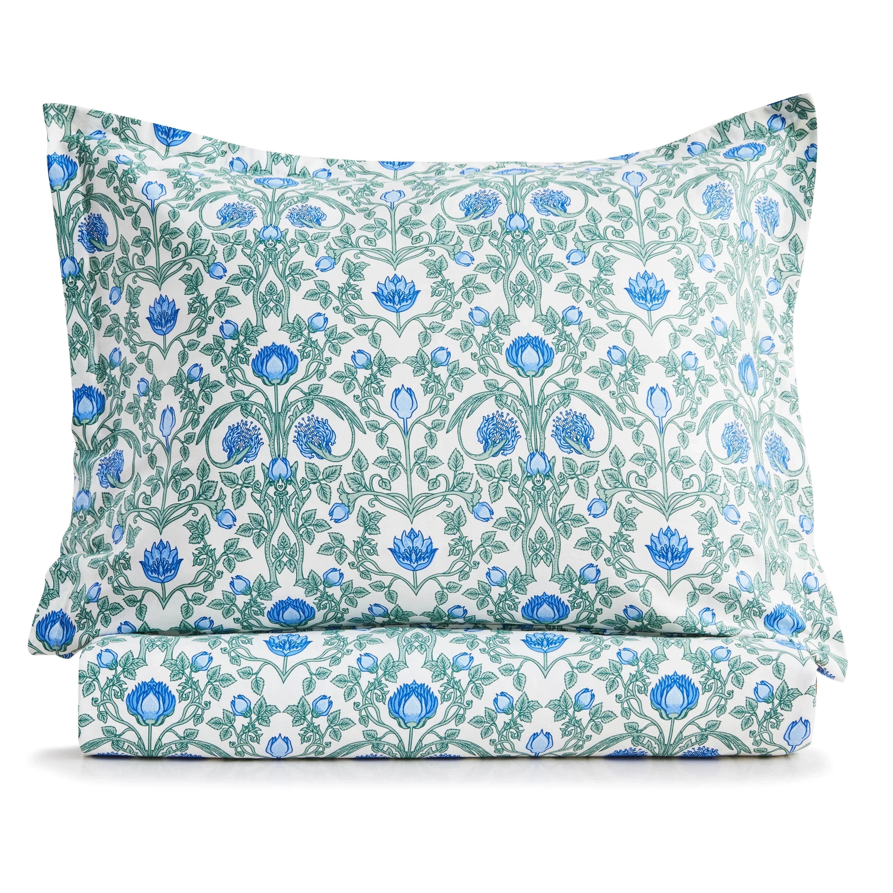 Arts & Crafts Floral Printed Duvet Set Mélange Home