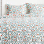 Arts & Crafts Floral Printed Duvet Set Mélange Home