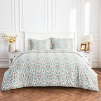 Arts & Crafts Floral Printed Duvet Set Mélange Home