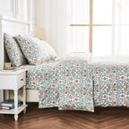 Arts & Crafts Floral Printed Duvet Set Mélange Home