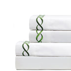 600 Thread Count Rope Embroidered Sheet Set Mélange Home