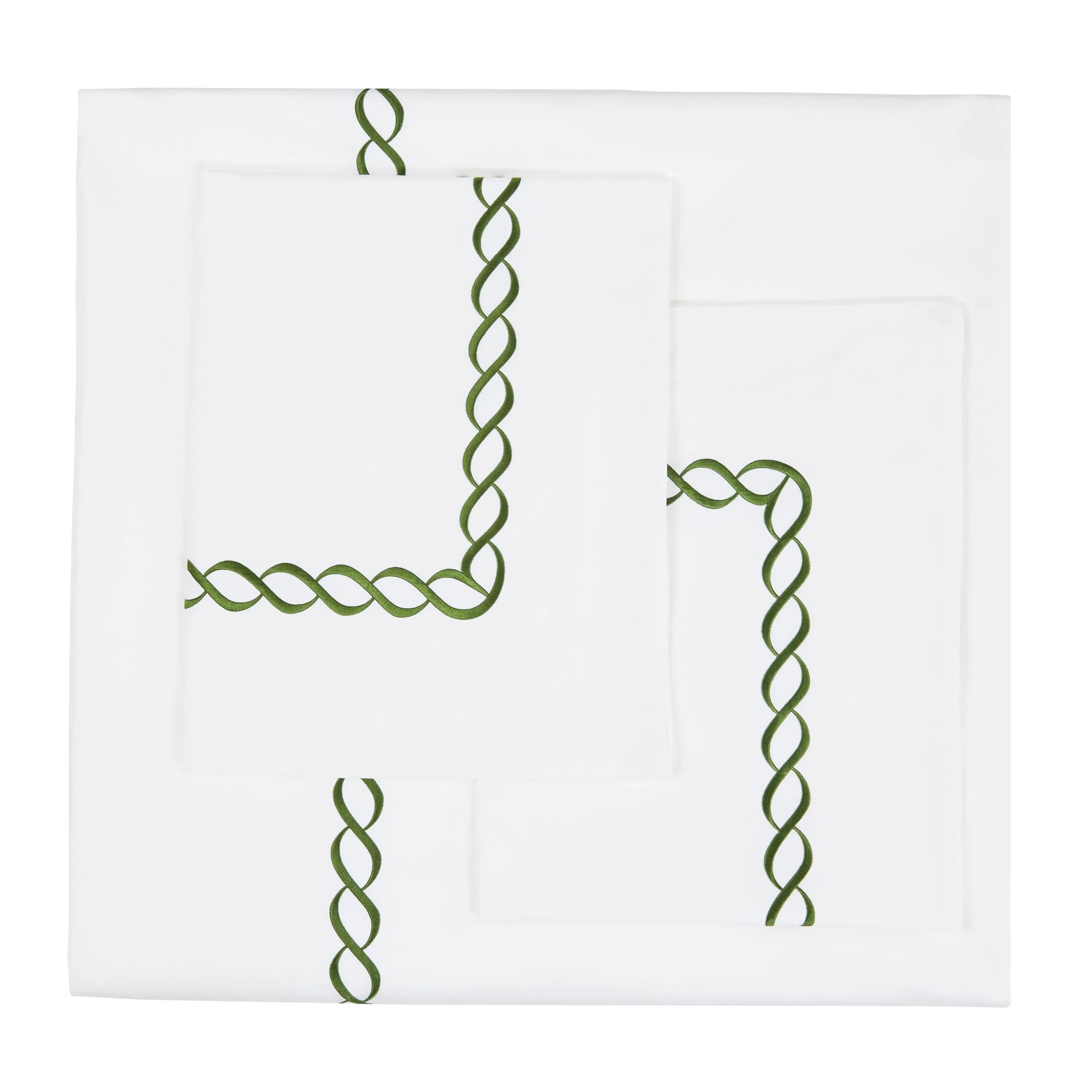 600 Thread Count Rope Embroidered Duvet Set Mélange Home