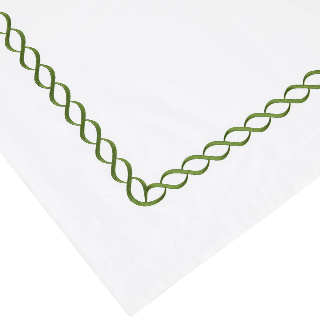 600 Thread Count Rope Embroidered Euro Sham Pairs Mélange Home