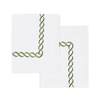 600 Thread Count Rope Embroidered Euro Sham Pairs Mélange Home