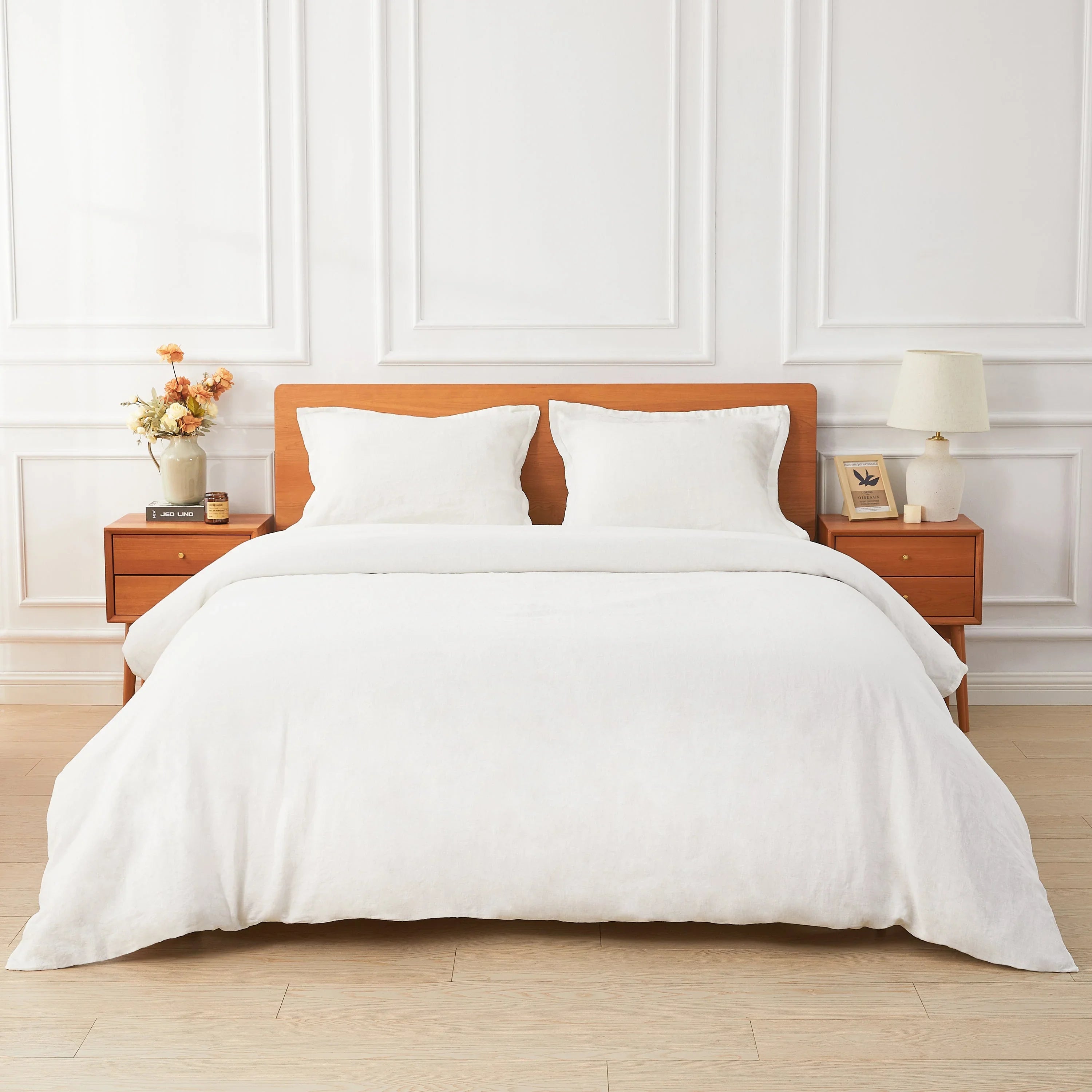 100% Linen Duvet Cover Set Mélange Home
