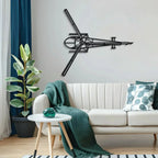 280fx Top Metal Aircraft Wall Art - Ncp0503, detail shot - House Of Avana