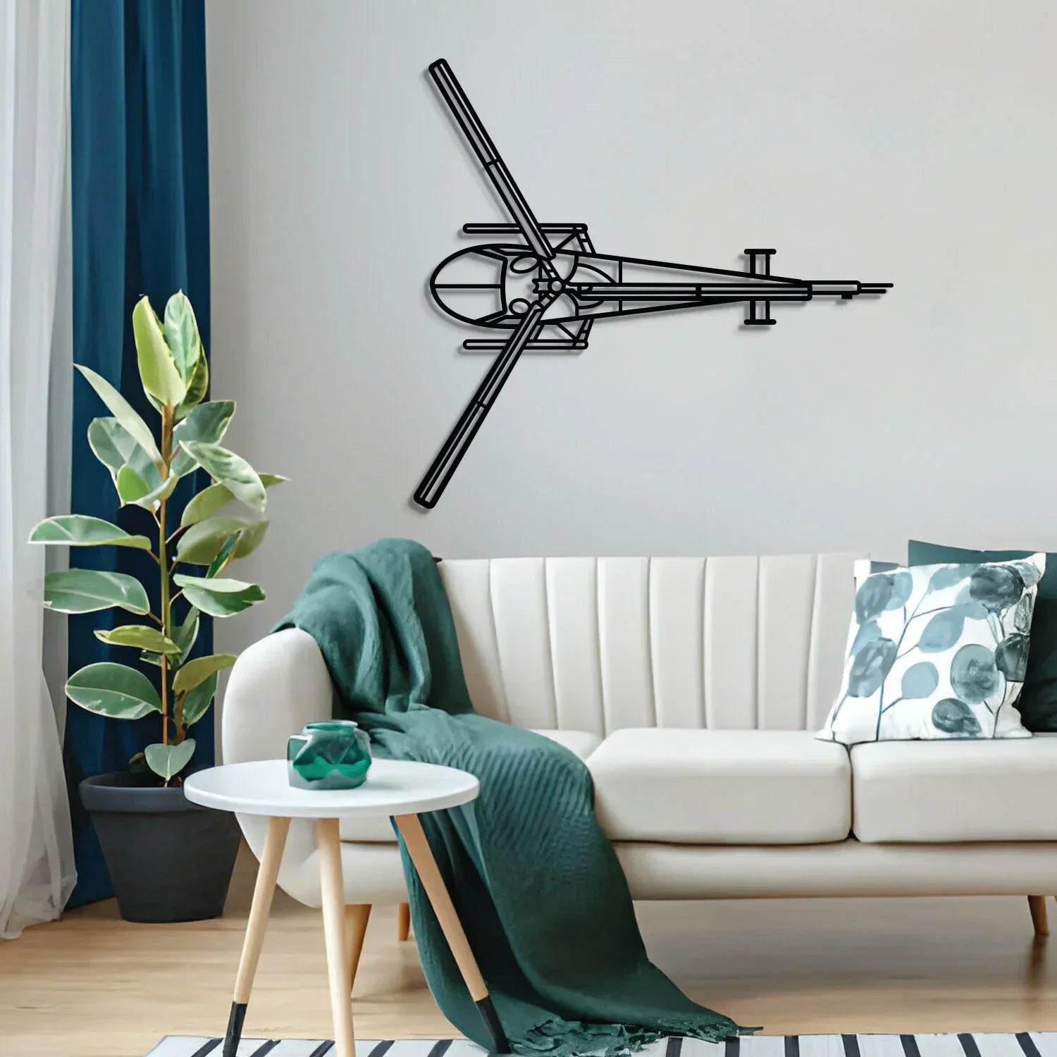 280fx Top Metal Aircraft Wall Art - Ncp0503, detail shot - House Of Avana