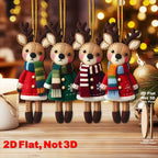 18pcs Colorful Christmas Reindeer Wooden Ornaments – Perfect for Christmas Tree, Home, Office, Classroom | Ideal as New Year Gifts, Back-to-School Presents, Versatile Gift-Box Hanging Decor, Holiday Decorations, Seasonal Or House Of Avana