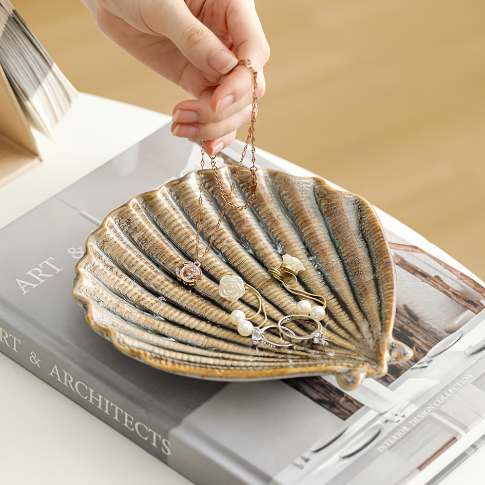 Jewelry Tray - Dual-Color Ceramic Starfish