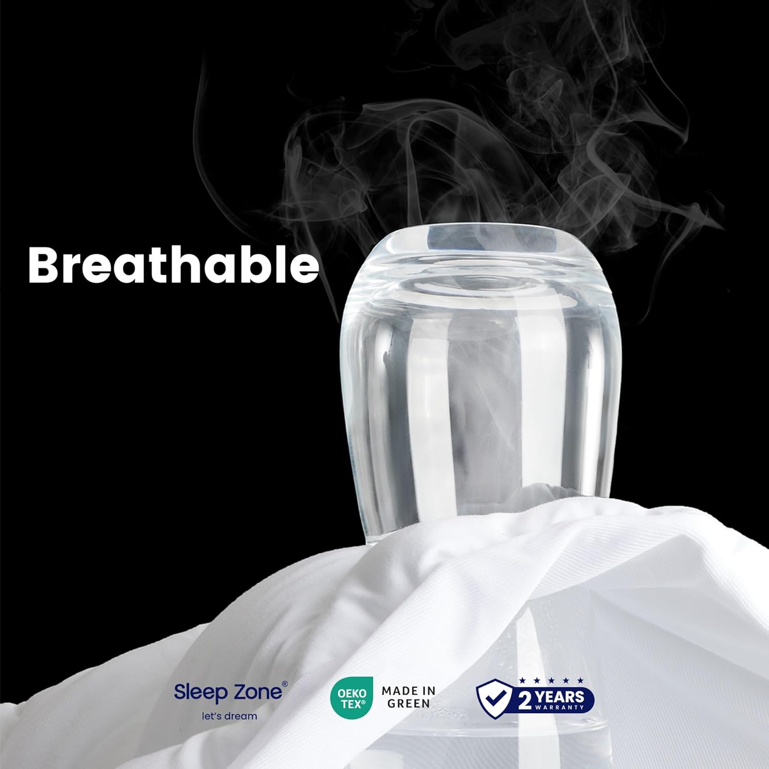 Quilted Fitted Mattress Protector, Mattress pad