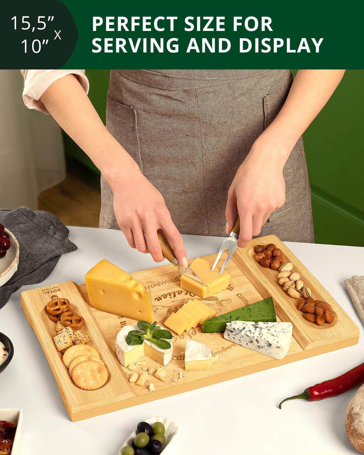 Cheese Board, 15.5” x 10” Royal Craft Wood