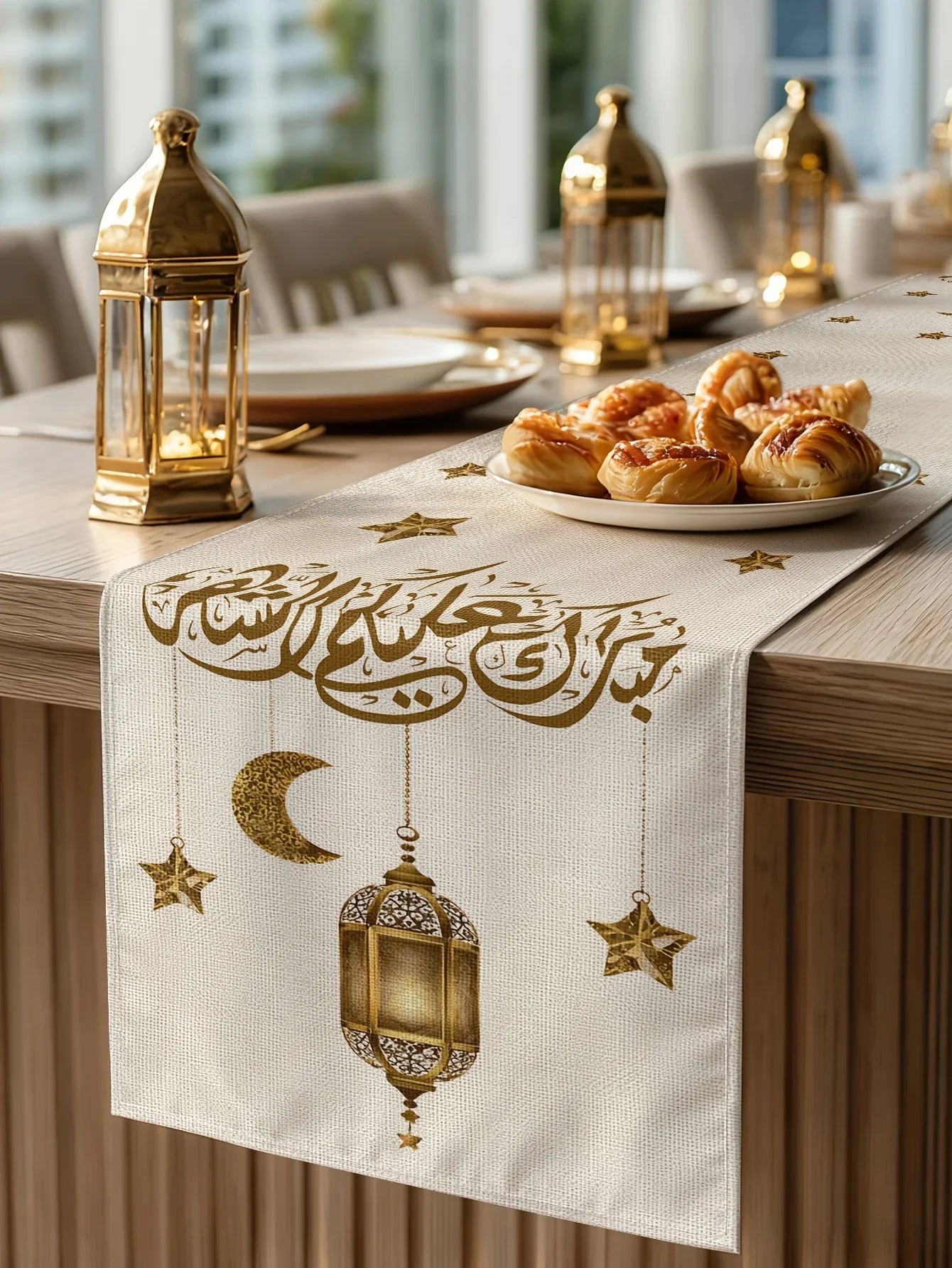 Table Runner - Rectangular Cotton Linen Rectangular