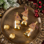 12pcs Ultra Cute Vintage Champagne Bottle Candy Boxes for Christmas Party - Perfect for Party Gifts, Christmas Gifts, and More, Party Decorations, Festive Gifts, Vintage Design, Durable Plastic, Gift Containers, Holiday Decor House Of Avana