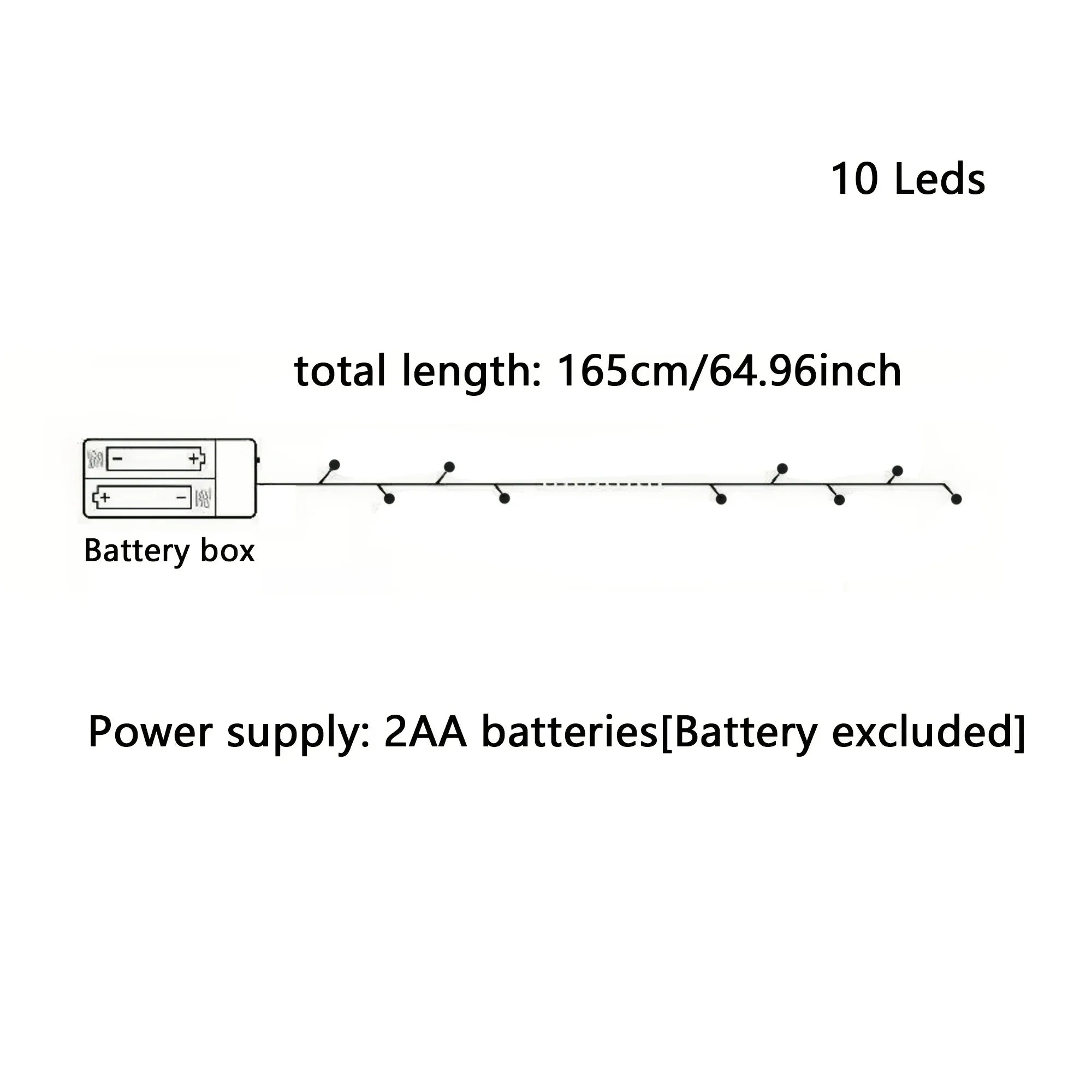 String Light - Decorative LED White 10