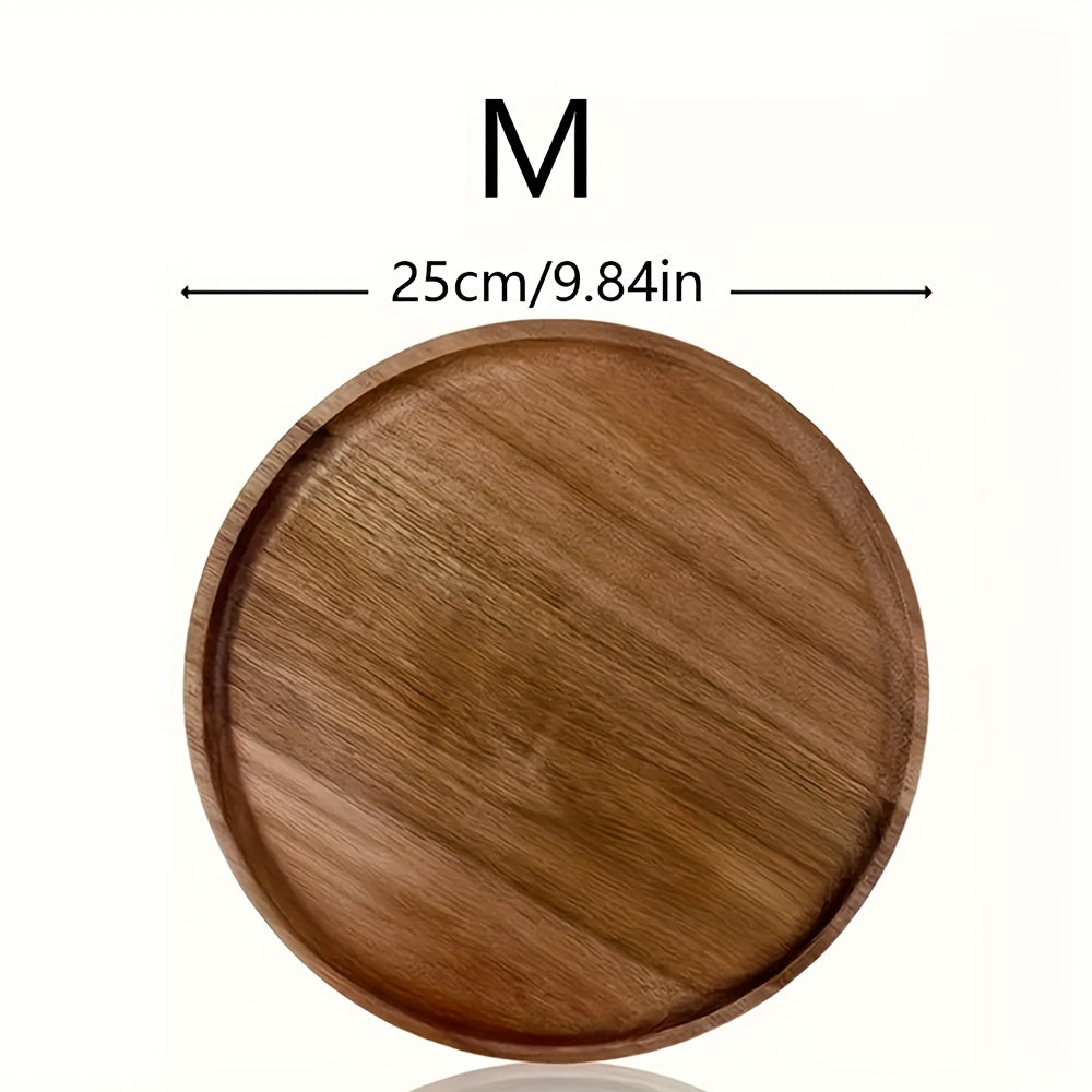 Tray - Rustic Wooden Round