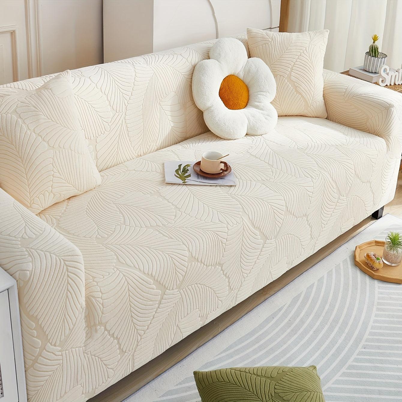 Premium Stretch Gray Couch Cover | Durable, Non-Slip & Versatile topspet