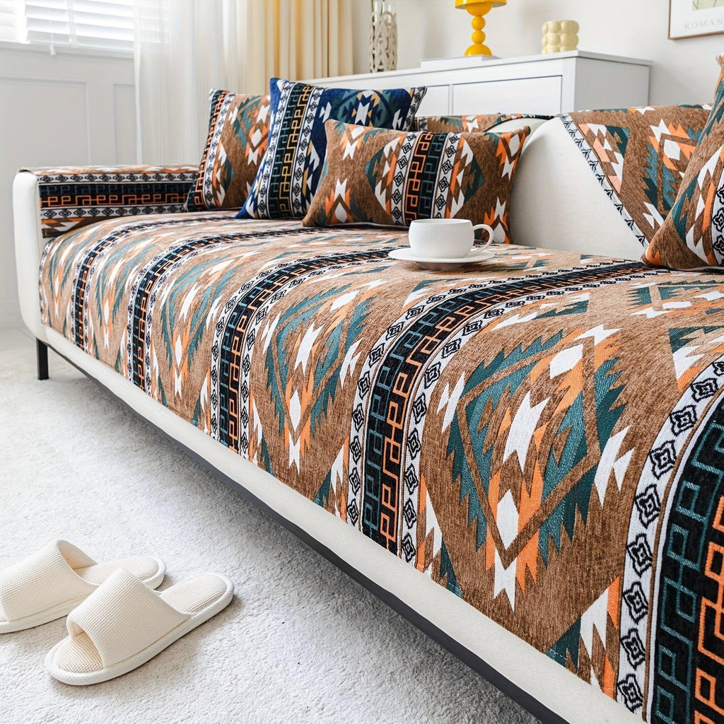 Linen Couch Slipcover | Boho Dog Proof Couch Slipcovers for All-Season topspet