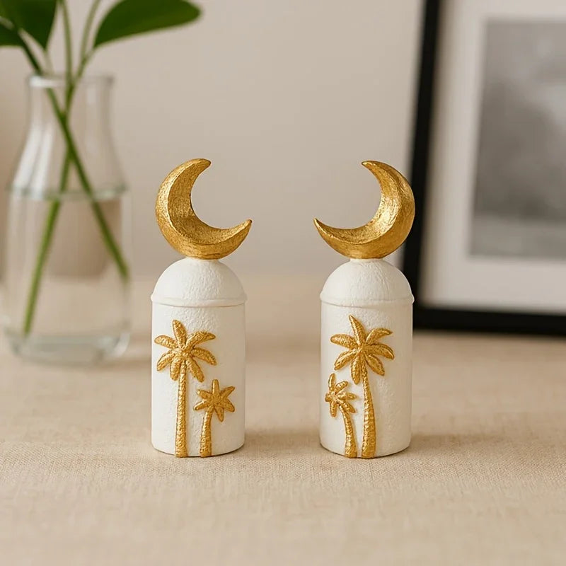 Art Piece - Hand-Painted Ramadan Decor