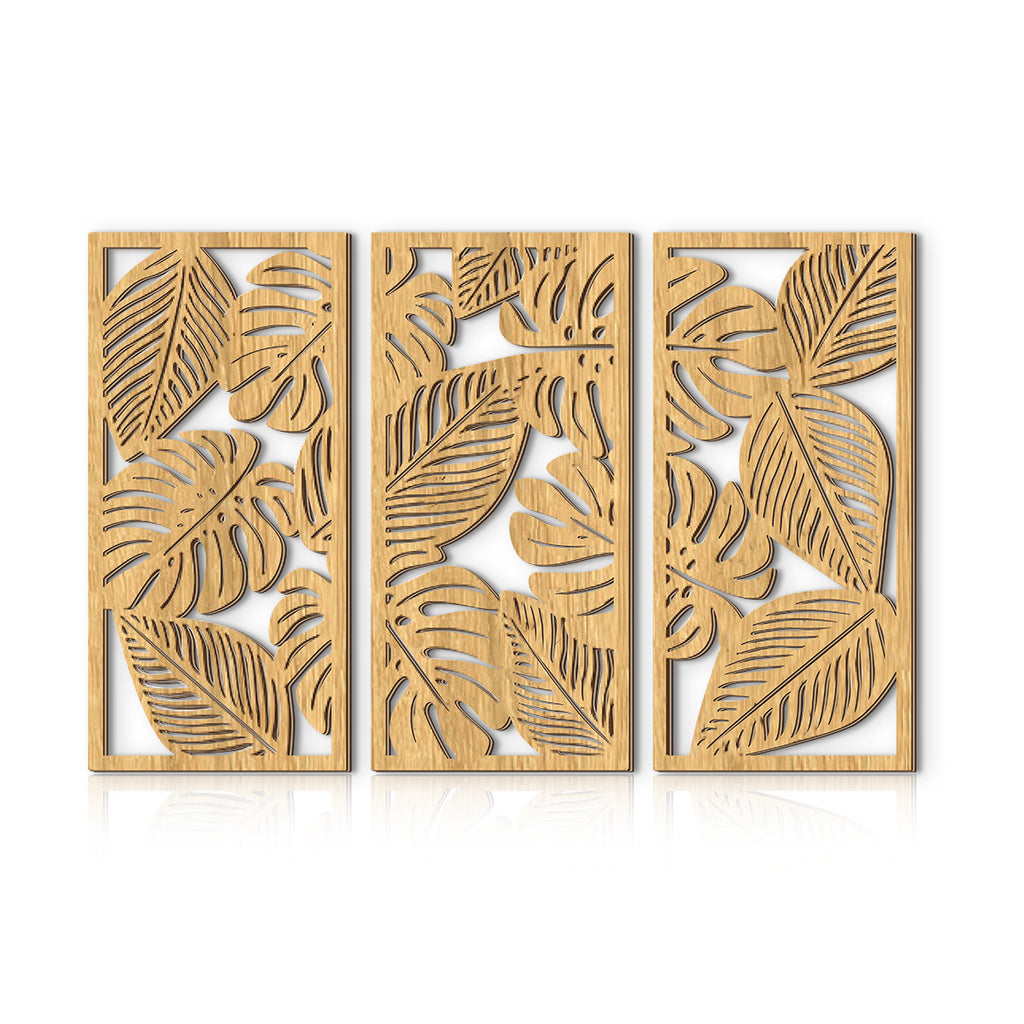 Wall Pediment - Nordic Light Wood