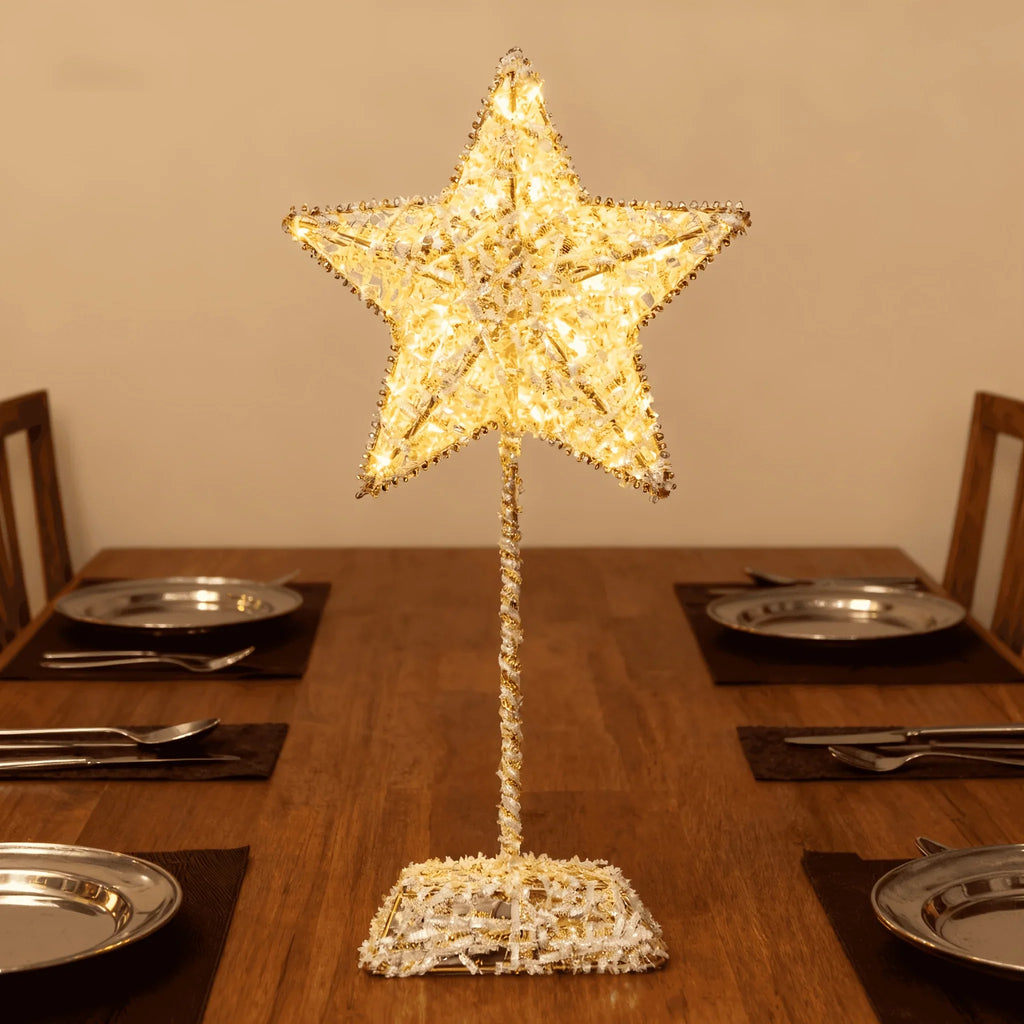 Ramadan Decoration - Metal Star with LED Lights