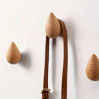 S Wooden Teardrop Hooks - Heavy Duty Wall Hooks for Keys, Hats, Bags, Scarves - Rustic Farmhouse Decor -... - House Of Avana