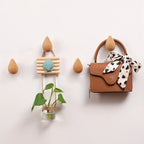 S Wooden Teardrop Hooks - Heavy Duty Wall Hooks for Keys, Hats, Bags, Scarves - Rustic Farmhouse Decor -... - House Of Avana
