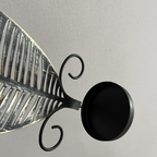 2pcs Nordic Ins Home Leaf Iron Candle Holder • Wall Hanging Wall Decoration • Shooting Props Wall Leaf Iron Candle Holder • Wall Hanging Candle Tray • Template Room Wall Decoration • Family Wedding Decoration Wall P House Of Avana