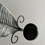 2pcs Nordic Ins Home Leaf Iron Candle Holder • Wall Hanging Wall Decoration • Shooting Props Wall Leaf Iron Candle Holder • Wall Hanging Candle Tray • Template Room Wall Decoration • Family Wedding Decoration Wall P House Of Avana