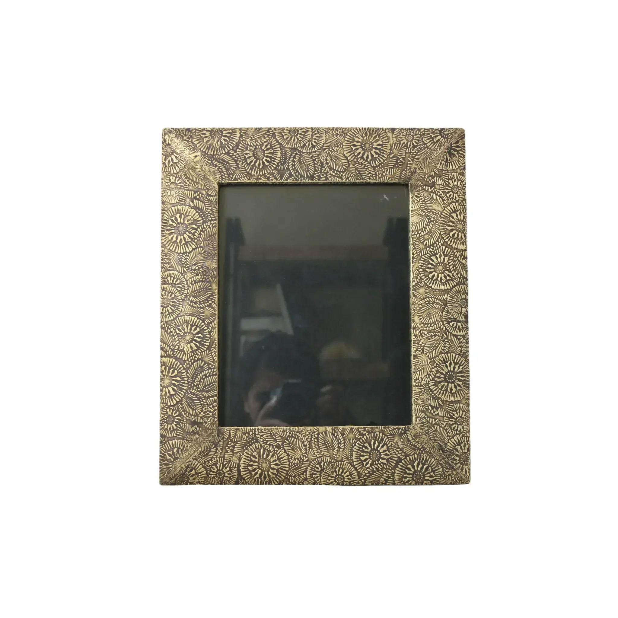 3 Piece Brass Clad Wood Picture Frame Set, product packaging - House Of Avana