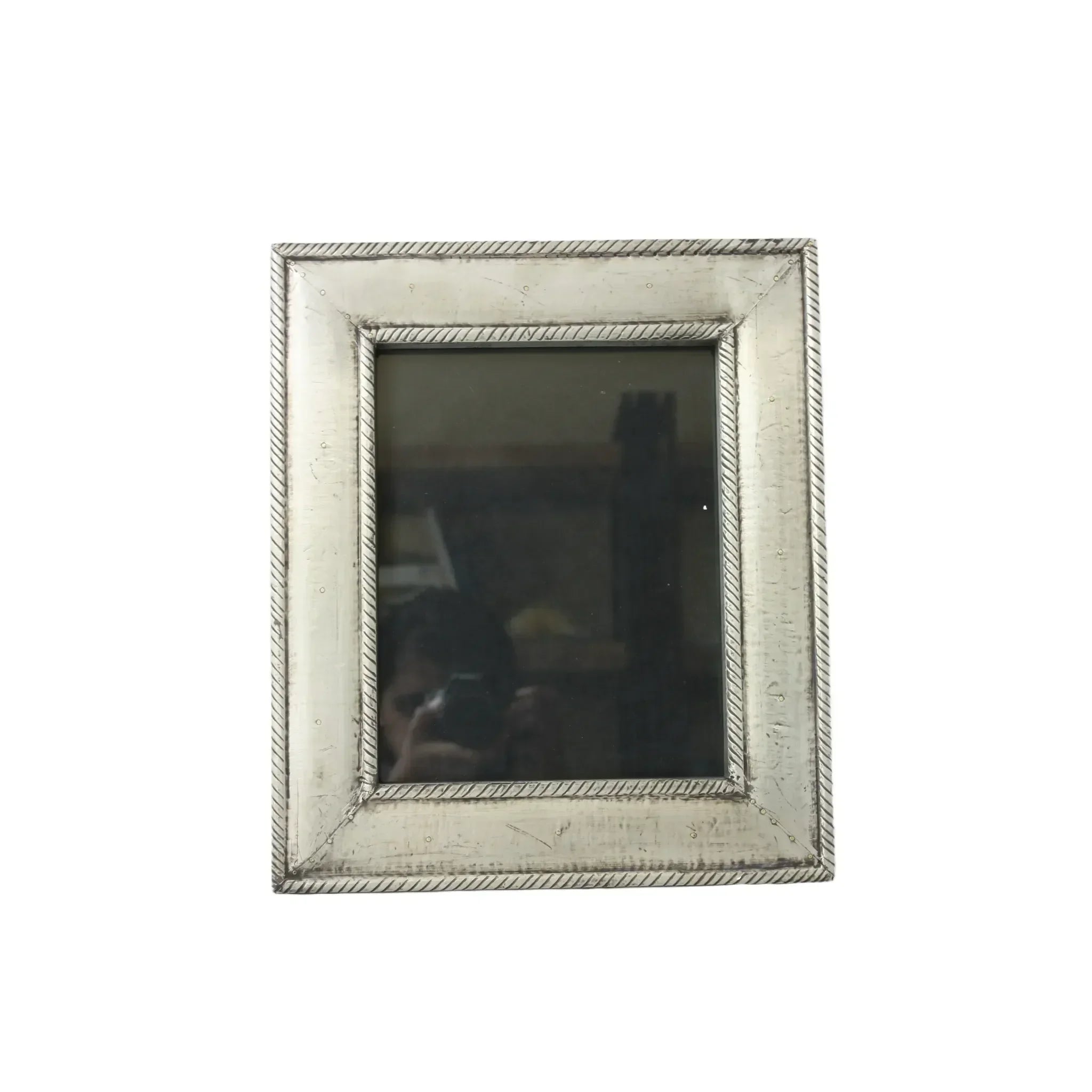 3 Piece Brass Clad Wood Picture Frame Set, in-use display - House Of Avana