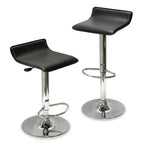 3 Piece Modern Dining Set with Bistro Table and Two Stools