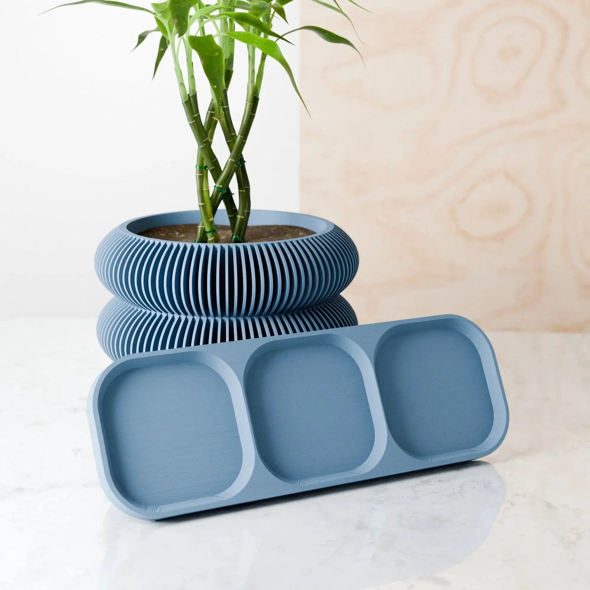 3 Piece Pencil Holder, angled view - House Of Avana