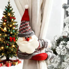 3 Christmas-themed Curtain Buckles | Santa Claus, Christmas Deer, Snowman Designs for Living Room and Bedroom Holiday Decor House Of Avana