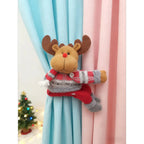3 Christmas-themed Curtain Buckles | Santa Claus, Christmas Deer, Snowman Designs for Living Room and Bedroom Holiday Decor House Of Avana