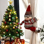 3 Christmas-themed Curtain Buckles | Santa Claus, Christmas Deer, Snowman Designs for Living Room and Bedroom Holiday Decor House Of Avana