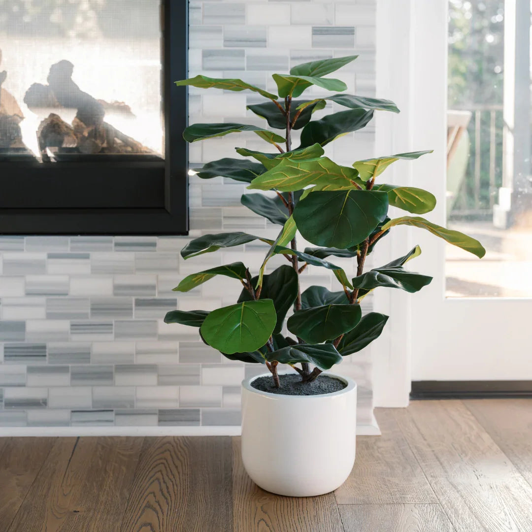 3' Faux Potted Fiddle Leaf Fig Tree CG Hunter