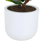3' Faux Potted Fiddle Leaf Fig Tree, angled view - House Of Avana