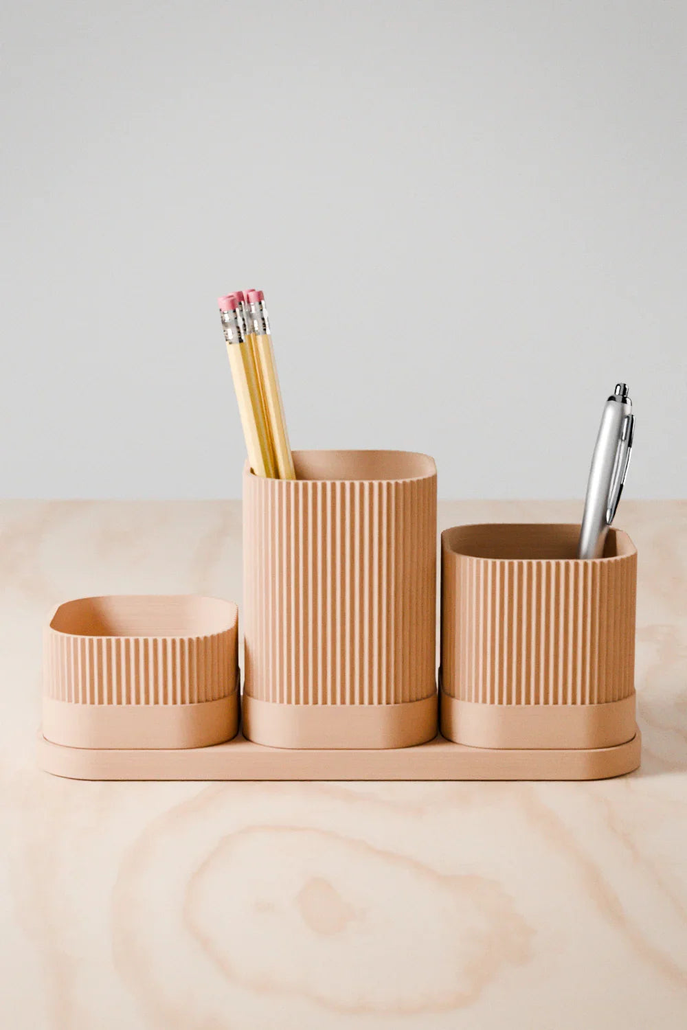 3 Piece Pencil Holder Modernized Pottery