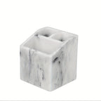 3-slot Toothbrush Holder with Drain Hole - Durable Resin Bathroom Organizer for Toothpaste &... - House Of Avana