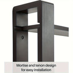 [3-Tier Walnut Shelf] 3-Tier Walnut Wood Floating Shelf with Drawers | Large Wall-Mounted Storage for Bedroom, Living Room, Office, Bathroom | Perfect for Plants, Photos, and Home Decor, Classic Design, Natural Wood Finish House Of Avana