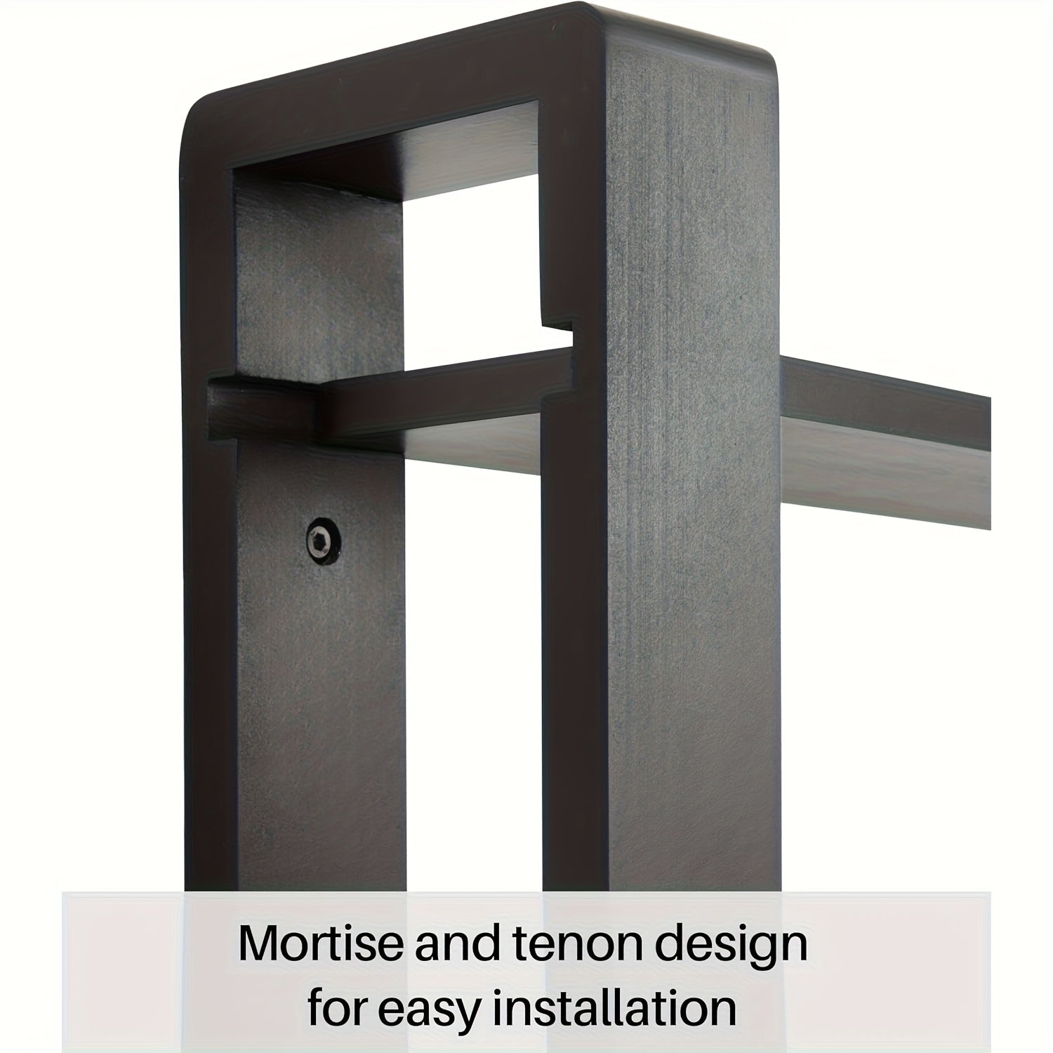 [3-Tier Walnut Shelf] 3-Tier Walnut Wood Floating Shelf with Drawers | Large Wall-Mounted Storage for Bedroom, Living Room, Office, Bathroom | Perfect for Plants, Photos, and Home Decor, Classic Design, Natural Wood Finish House Of Avana