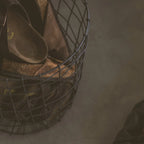 308 - Round Iron Basket Porto Boutique