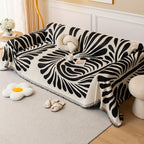 Versatile Chenille Sofa Cover - Pet-Friendly, Orange Dog Couch Cover topspet